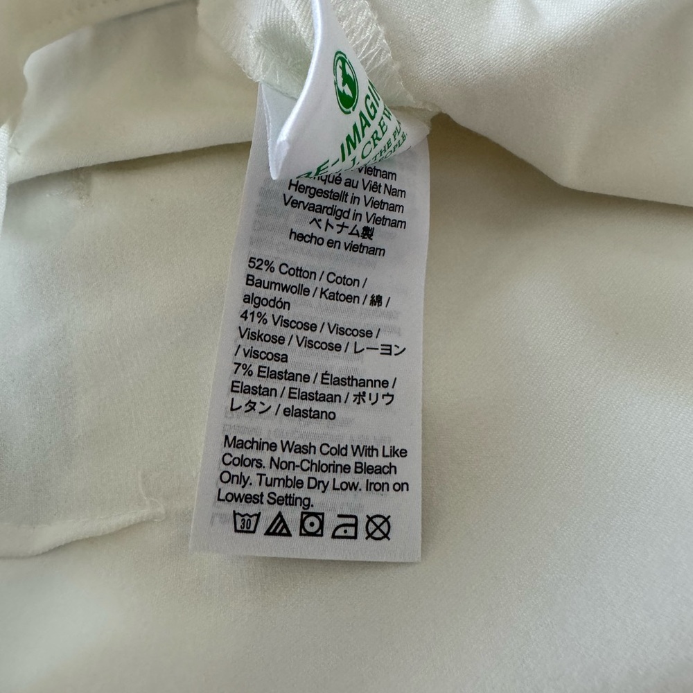 J. Crew Cream Wide-Leg Pants - Picture 4 of 5